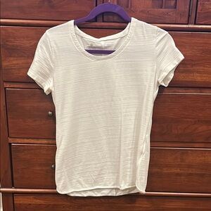 Women's White Short Sleeve Top